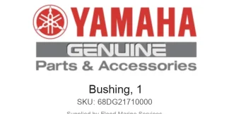Bushing, 1 - Genuine Yamaha Product available at Flood Marine