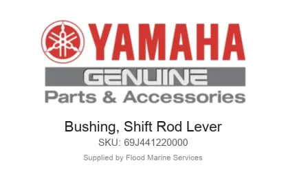 Bushing, Shift Rod Lever - Genuine Yamaha Product available at Flood Marine