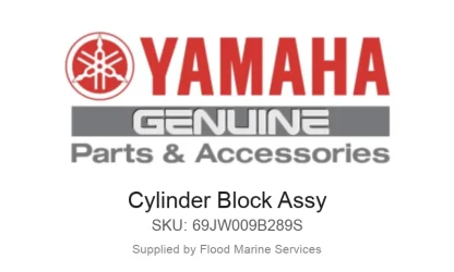 Cylinder Block Assy - Genuine Yamaha Product available at Flood Marine