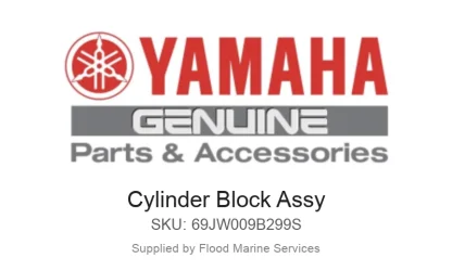 Cylinder Block Assy - Genuine Yamaha Product available at Flood Marine