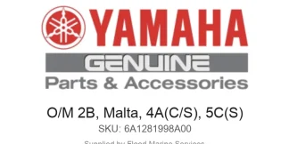 O/M 2B, Malta, 4A(C/S), 5C(S) - Genuine Yamaha Product available at Flood Marine