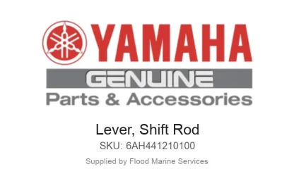 Lever, Shift Rod - Genuine Yamaha Product available at Flood Marine