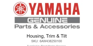 Housing, Trim & Tilt - Genuine Yamaha Product available at Flood Marine