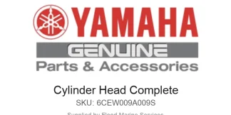 Cylinder Head Complete - Genuine Yamaha Product available at Flood Marine