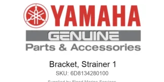 Bracket, Strainer 1 - Genuine Yamaha Product available at Flood Marine