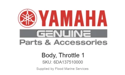 Body, Throttle 1 - Genuine Yamaha Product available at Flood Marine
