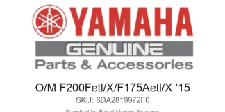 O/M F200Fetl/X/F175Aetl/X '15 - Genuine Yamaha Product available at Flood Marine