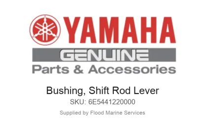 Bushing, Shift Rod Lever - Genuine Yamaha Product available at Flood Marine