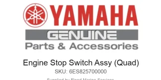 Engine Stop Switch Assy (Quad) - Genuine Yamaha Product available at Flood Marine