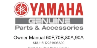 Owner Manual 60F,70B,80A,90A - Genuine Yamaha Product available at Flood Marine