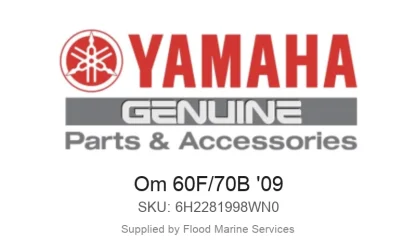Om 60F/70B '09 - Genuine Yamaha Product available at Flood Marine