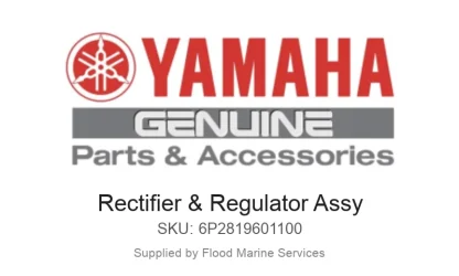 Rectifier & Regulator Assy - Genuine Yamaha Product available at Flood Marine