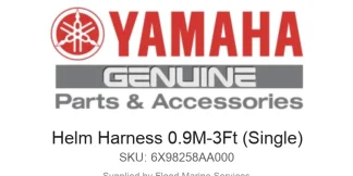 Helm Harness 0.9M-3Ft (Single) - Genuine Yamaha Product available at Flood Marine