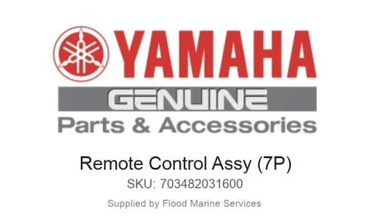 Remote Control Assy (7P) - Genuine Yamaha Product available at Flood Marine
