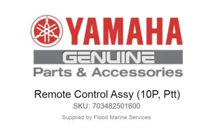 Remote Control Assy (10P, Ptt) - Genuine Yamaha Product available at Flood Marine