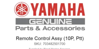 Remote Control Assy (10P, Ptt) - Genuine Yamaha Product available at Flood Marine