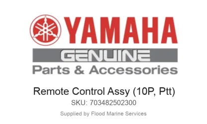 Remote Control Assy (10P, Ptt) - Genuine Yamaha Product available at Flood Marine