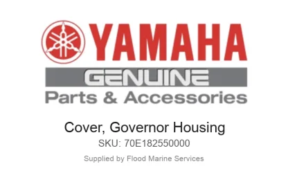 Cover, Governor Housing - Genuine Yamaha Product available at Flood Marine