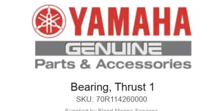 Bearing, Thrust 1 - Genuine Yamaha Product available at Flood Marine