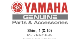 Shim, 1 (0.15) - Genuine Yamaha Product available at Flood Marine