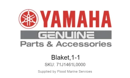 Blaket,1-1 - Genuine Yamaha Product available at Flood Marine