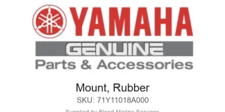 Mount, Rubber - Genuine Yamaha Product available at Flood Marine