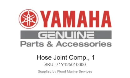 Hose Joint Comp., 1 - Genuine Yamaha Product available at Flood Marine