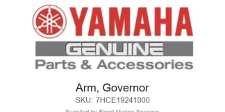 Arm, Governor - Genuine Yamaha Product available at Flood Marine