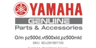 O/m pz500d,vt500xld,pz500mld - Genuine Yamaha Product available at Flood Marine