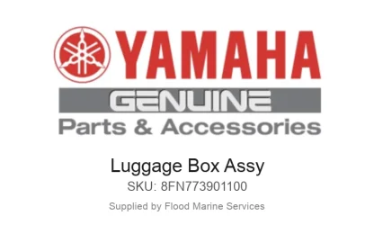 Luggage Box Assy - Genuine Yamaha Product available at Flood Marine