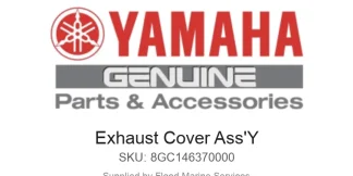 Exhaust Cover Ass'Y - Genuine Yamaha Product available at Flood Marine