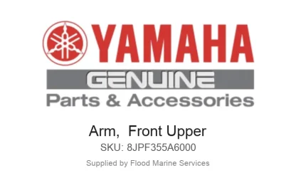 Arm,  Front Upper - Genuine Yamaha Product available at Flood Marine