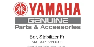 Bar, Stabilizer Fr - Genuine Yamaha Product available at Flood Marine