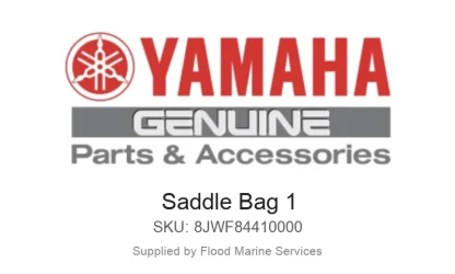 Saddle Bag 1 - Genuine Yamaha Product available at Flood Marine