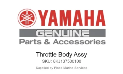 Throttle Body Assy - Genuine Yamaha Product available at Flood Marine