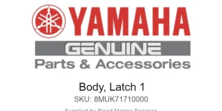 Body, Latch 1 - Genuine Yamaha Product available at Flood Marine