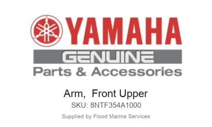 Arm,  Front Upper - Genuine Yamaha Product available at Flood Marine