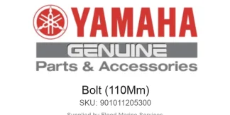 Bolt (110Mm) - Genuine Yamaha Product available at Flood Marine