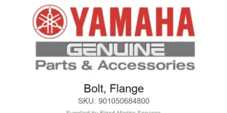 Bolt, Flange - Genuine Yamaha Product available at Flood Marine