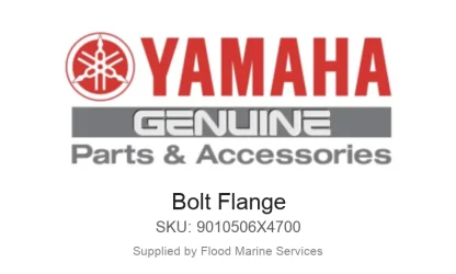 Bolt Flange - Genuine Yamaha Product available at Flood Marine