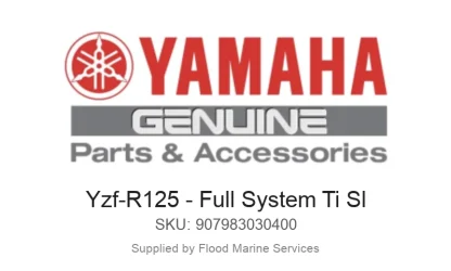 Yzf-R125 - Full System Ti Sl - Genuine Yamaha Product available at Flood Marine