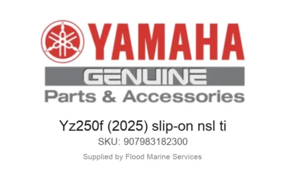 Yz250f (2025) slip-on nsl ti - Genuine Yamaha Product available at Flood Marine