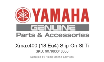 Xmax400 (18 Eu4) Slip-On Sl Ti - Genuine Yamaha Product available at Flood Marine