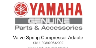 Valve Spring Compressor Adapte - Genuine Yamaha Product available at Flood Marine