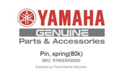 Pin, spring(80k) - Genuine Yamaha Product available at Flood Marine