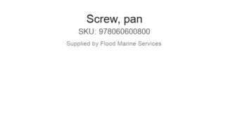 Screw, pan - Genuine Yamaha Product available at Flood Marine
