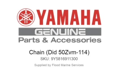 Chain (Did 50Zvm-114) - Genuine Yamaha Product available at Flood Marine