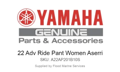 22 Adv Ride Pant Women Aserri - Genuine Yamaha Product available at Flood Marine
