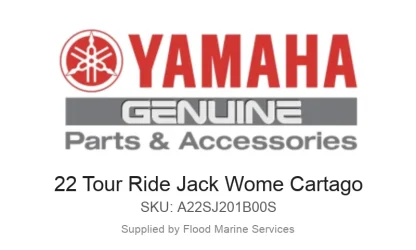 22 Tour Ride Jack Wome Cartago - Genuine Yamaha Product available at Flood Marine