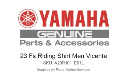 23 Fs Riding Shirt Men Vicente - Genuine Yamaha Product available at Flood Marine